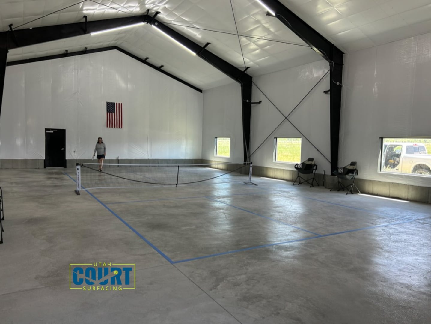 Indoor Pickleball Court Surfacing in Driggs, ID